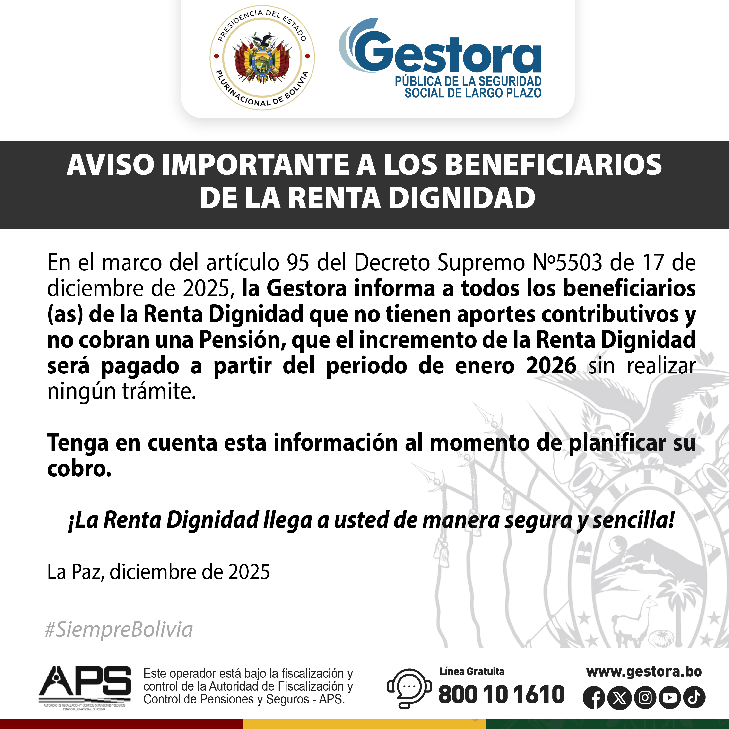 Comunicado 31-12-2025